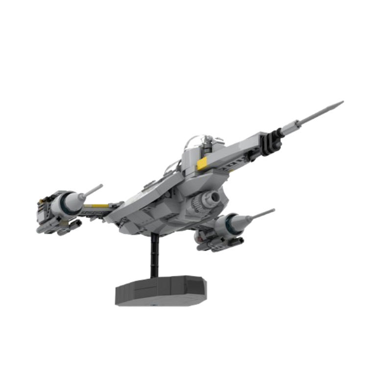 Modelo de caça de combate em blocos de construção_voghion.com