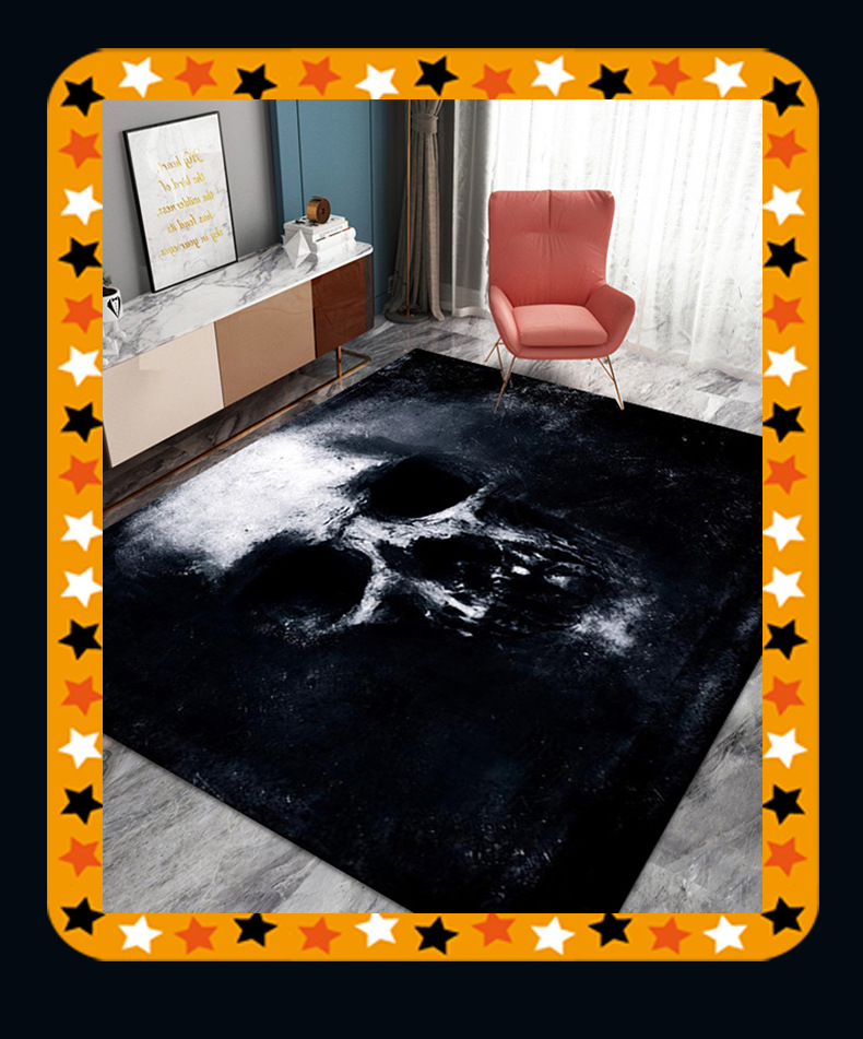 Halloween carpet,客厅地毯Halloween carpet,欧美卧室地毯,万圣节地毯地垫,跨境地毯