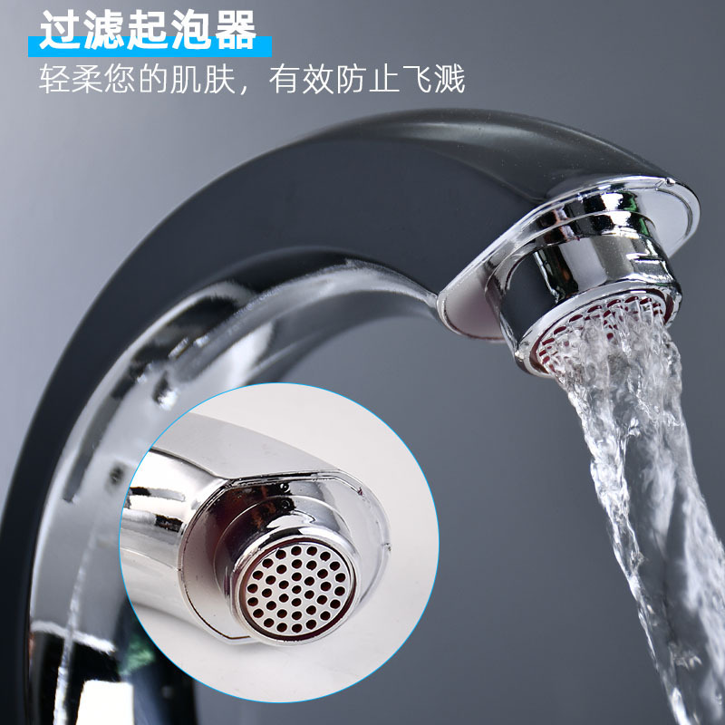 Tianli fábrica al por mayor mes curvo lavabo grifo de agujero único grifo de agua fría de interfaz universal hotel lavabo grifo