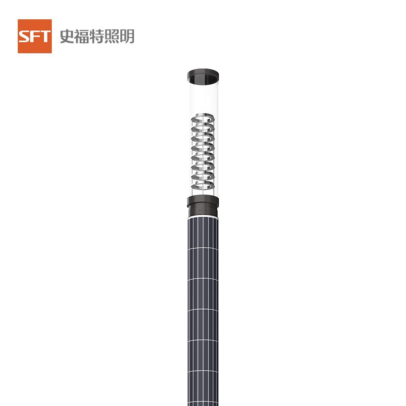 Siford Vertical Flexible Monocrystalline Silicon Solar Street Light, Garden Light, Community Parking Lot, Factory Park