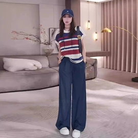 时尚休闲套装;女式卫衣;大码休闲套装