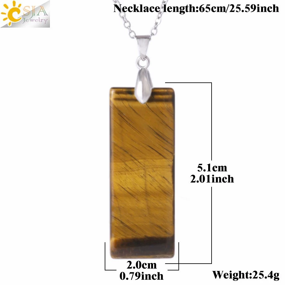 Fashionable organic rectangular pendant with amethyst, necklace, simple and elegant design, (Cross-border trading)