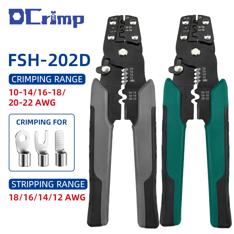 FSH-202D многофункциональный зажим для шнуры Малый обнаженный клеммный пружинный шапка для шнуры