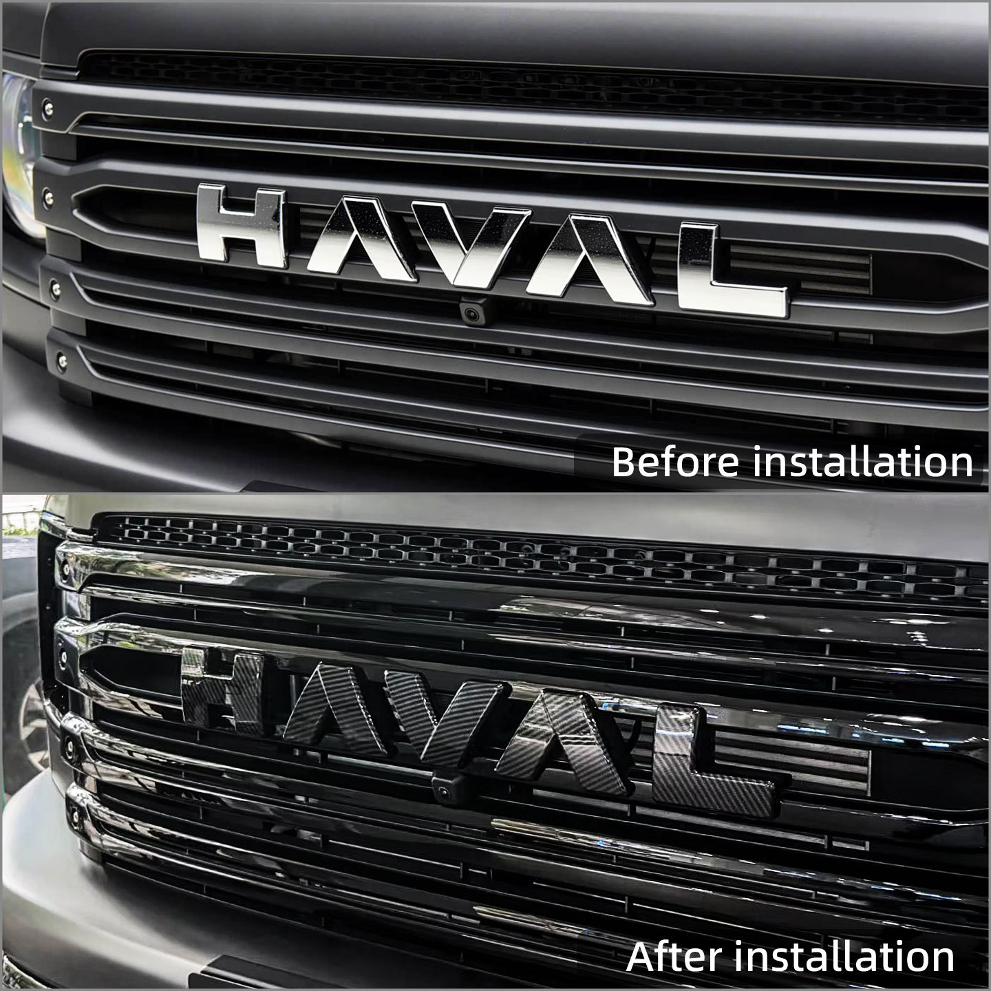 Suitable for 2024-2026 HAVAL H9 models: front grille emblem, exterior trim, and modification accessories