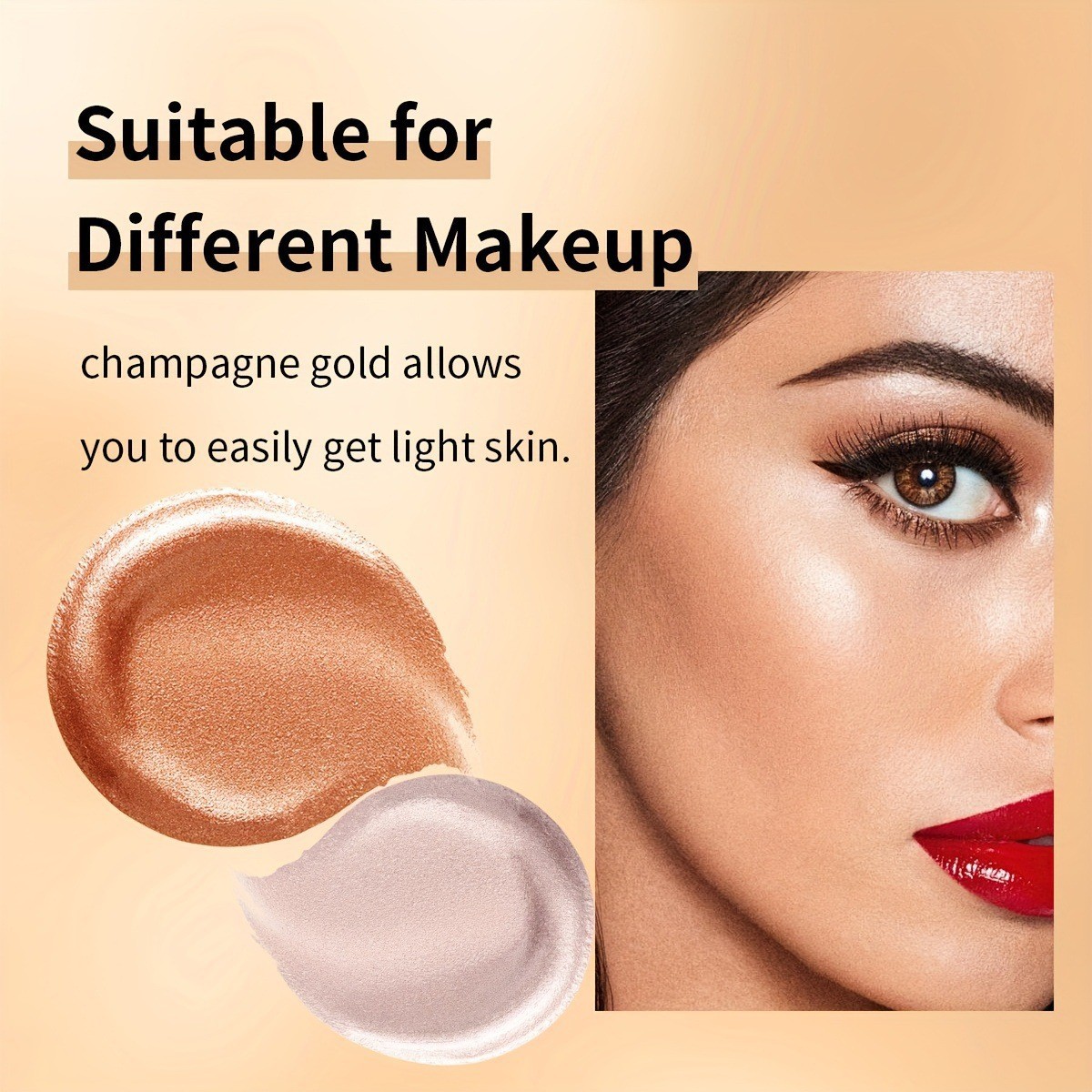 USHAS Europa y los Estados Unidos transfronterizos spot líquido brillante polvo facial brillante multipropósito reparación de la piel brillante SAC036A