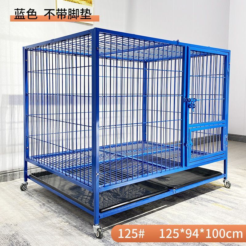 狗笼子大中小型犬金毛加粗加固狗窝厕所一体宠物笼鸦科边牧铁笼子|undefined