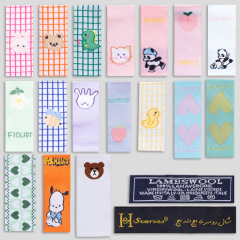 New Colorful Trendy Cartoon Children's Clothing Decorative Badges, Children's Apparel Sweatshirts and Socks Badges, Matching Decorative Woven Badges