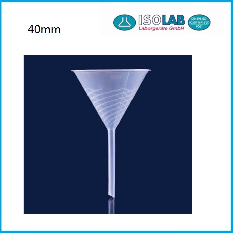 40mm塑料实验室漏斗 041.02.040 ISOLAB品牌
