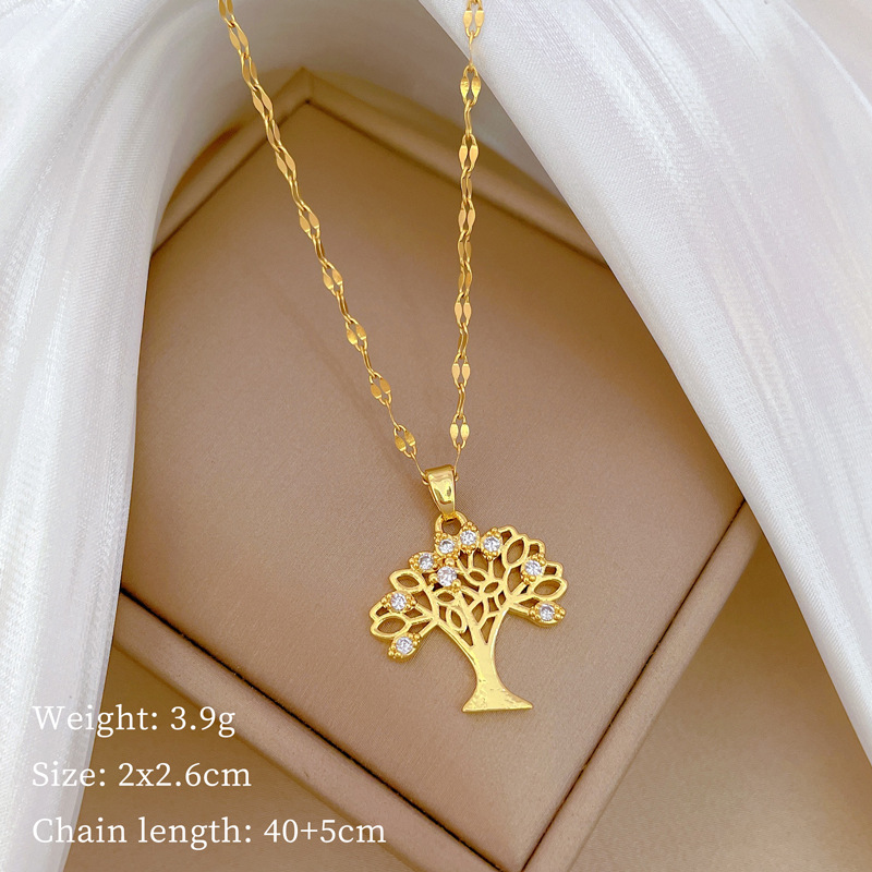 Gorgeous Diamond Collarbone Necklace - Luxury Temperament Chain_voghion.com