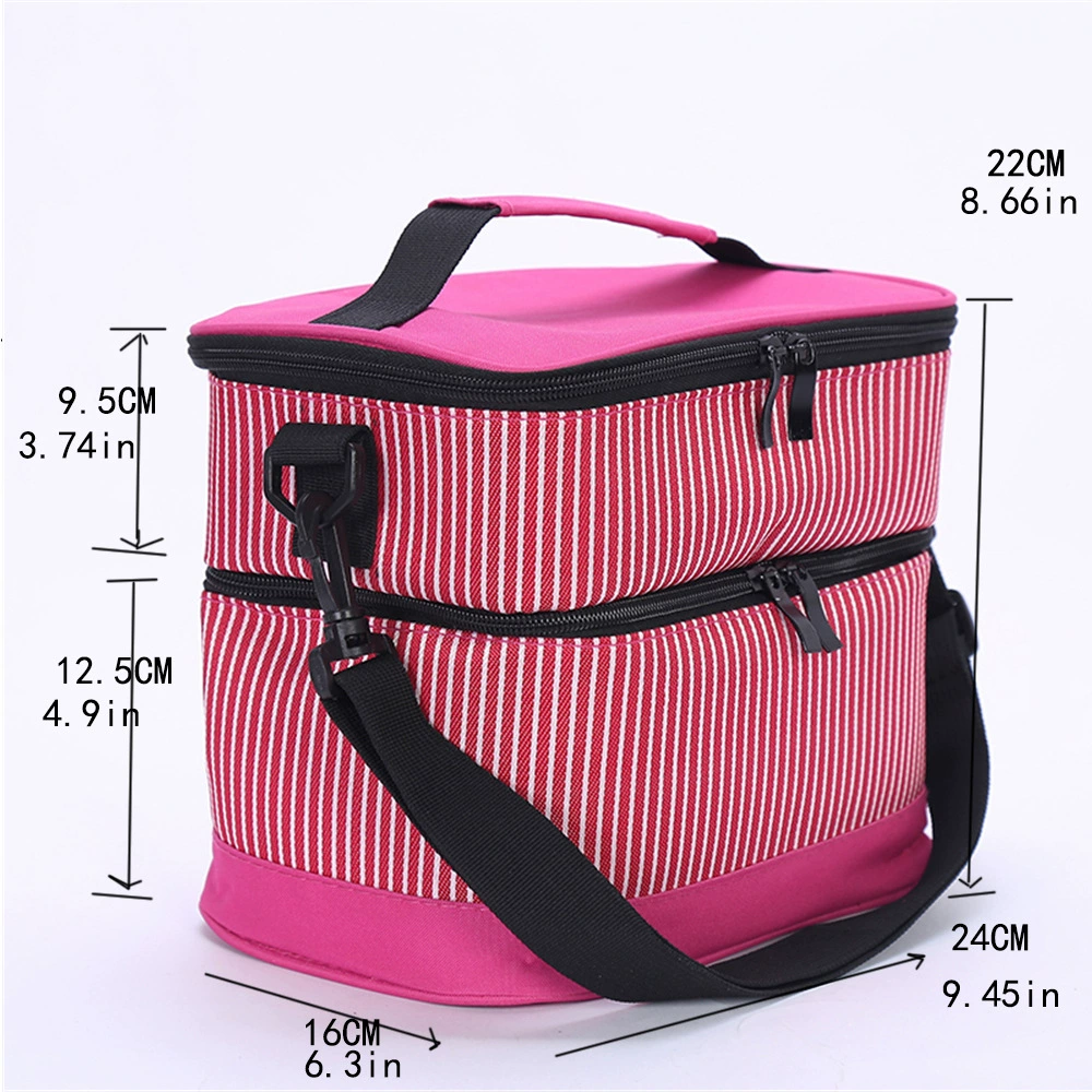 Warm thermal bag, capacious handheld lunch box, travel purse, direct factory sales