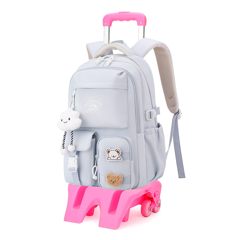 Nuevas mochilas escolares transfronterizas para estudiantes de secundaria y preparatoria, mochilas escolares de gran capacidad, estilo coreano, viento, anti-salpicaduras