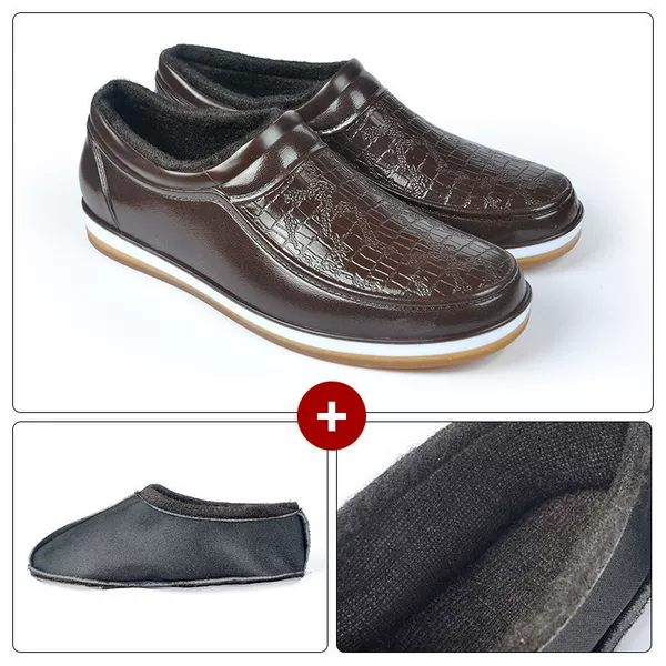 Male 0519 brown + [velvet] take one size larger