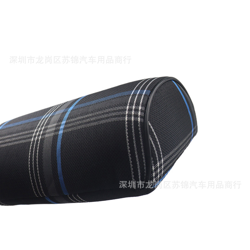 Cross-Border Hot-Selling Car Headrest Cervical Spine Neck Protection Pad Car Plaid Headrest Neck Protector Universal Striped Headrest