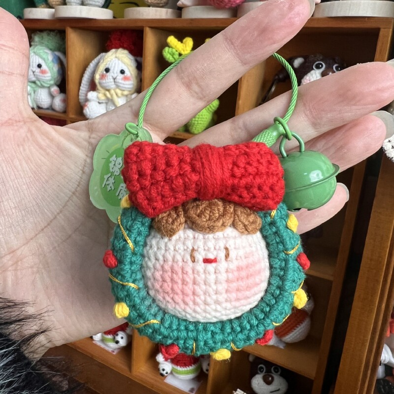 Wholesale Finished Tuanzi Wool Crocheted Doll Pure Hand-woven Cute Personality Accessories DIY Cute Pendant Wholesale Finished Tuanzi Wool Crocheted Doll Pure Hand-woven Cute Personality Accessories DIY Cute Pendant