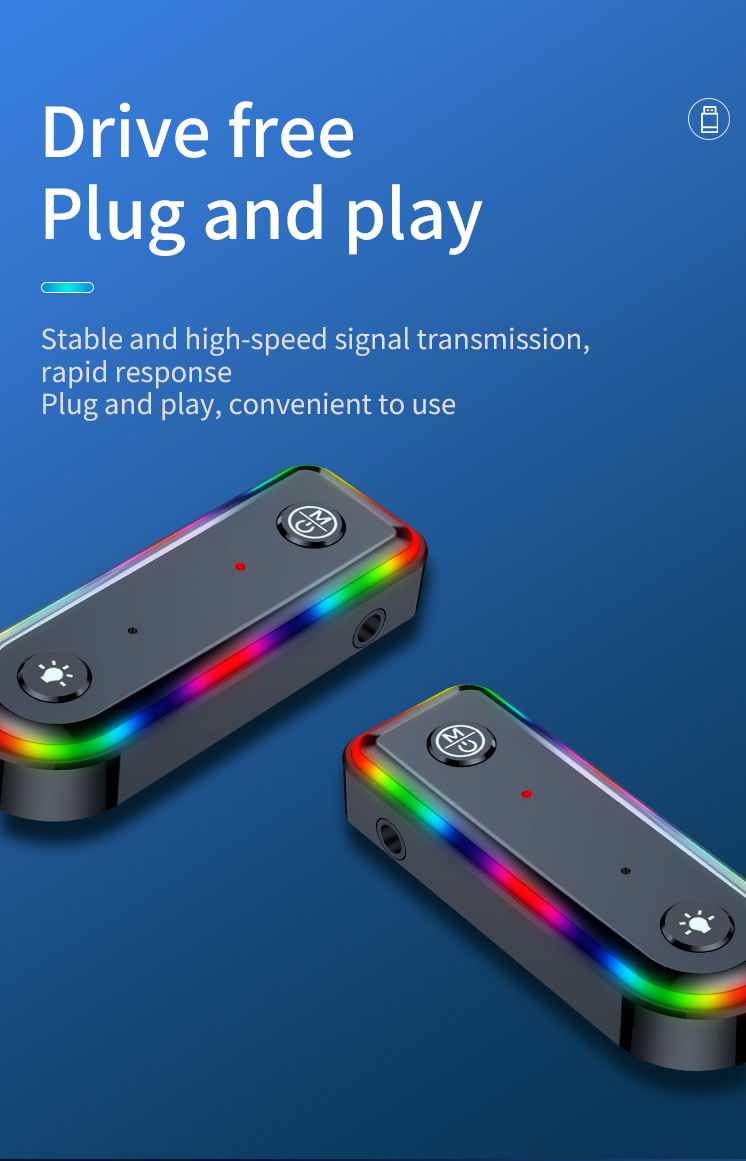Car Wireless Bluetooth Transmitter Receiver Amplifier Plug-In Card Speaker Conversion Bluetooth Function Fm Frequency Universal Device