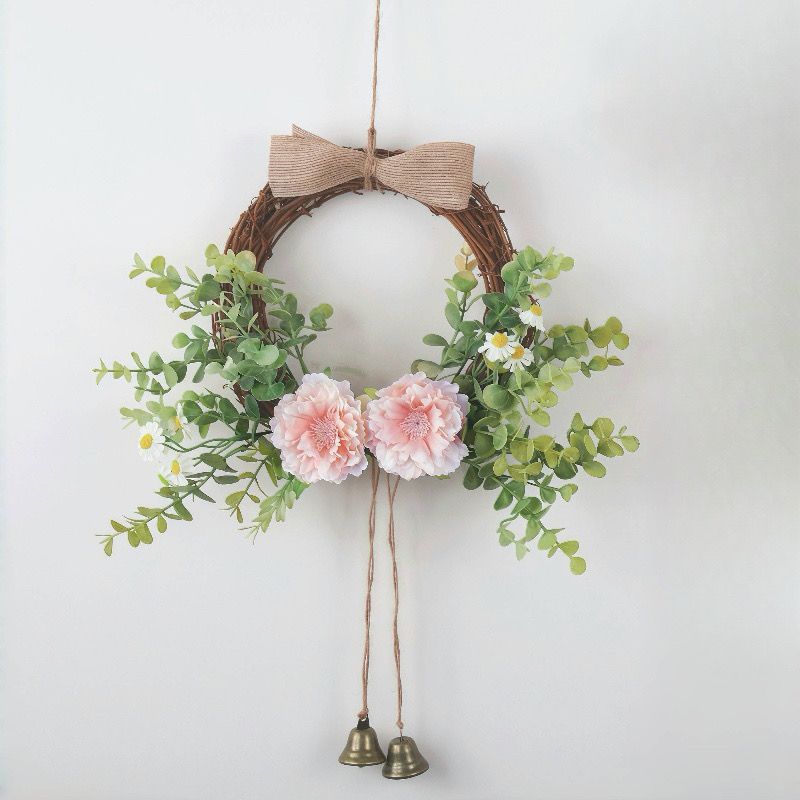 New Small Peony Wall Decoration for Entry Room, Bedroom Wall, Restaurant, Living Room, Shop Creative Pendant Accessories