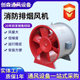 Fire Smoke Exhaust Fan High Temperature Resistant Dual Speed Axial Flow Ventilator Factory Workshop Htf Fire Smoke Exhaust Fan