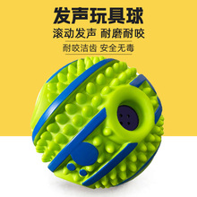 亚马逊爆款耐咬宠物球狗玩具滚动发声怪叫球防拆家玩具批发无电池
