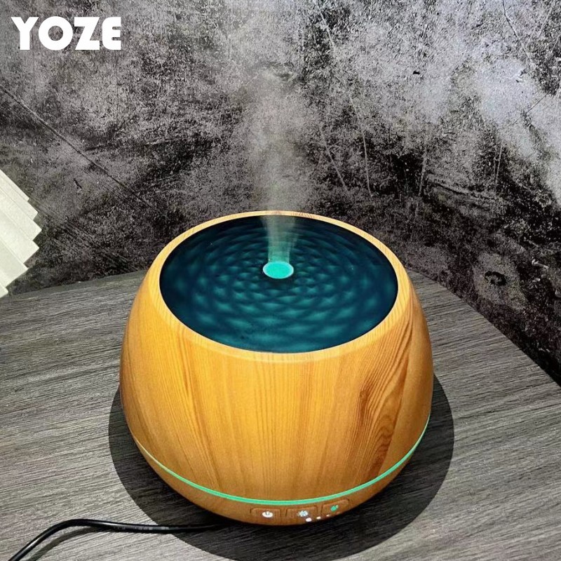 Creative pregnant women baby humidifier household mute small bedroom essential oil lamp fragrance expander colorful wood grain aromatherapy machine