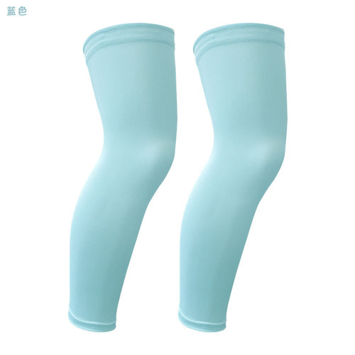 Summer children's sun protection leg covers, sunshade for men and women, cycling ice silk leg covers, basketball sports, outdoor running, breathable leg guards