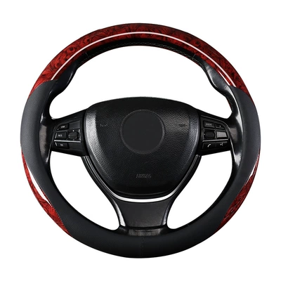 peach wood steering wheel handle cover — Steering wheel cover