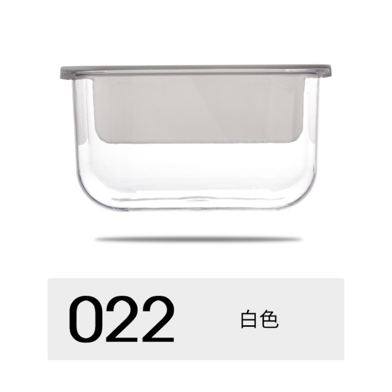 Caja de extracción de papel transparente colgada en la pared para el baño, caja de extracción de papel de doble propósito para la pared sin marcas de escritorio