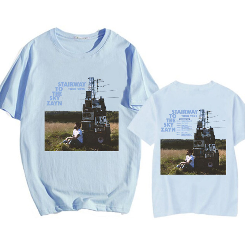 Foreign Trade Cotton T-Shirt Zain Malik "Room under the Stairs" Album T-Shirt Cotton T-Shirt Round Neck Men'S/Women's T-Shirt Foreign Trade Cotton T-Shirt Zain Malik "Room under the Stairs" Album T-Shirt Cotton T-Shirt Round Neck Men'S/Women's T-Shirt
