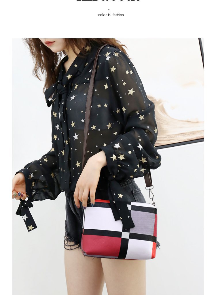 New style four-piece handbag set, European and American handbag, women's trend single-shoulder cross-border wholesale, women's bag consignment, crossbody bag undefined