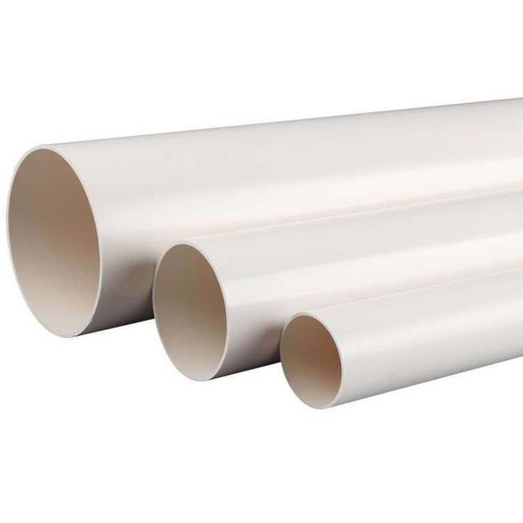 PVC industrial pipe, plastic pipe, hard pipe, large-diameter drainage pipe, underground water supply