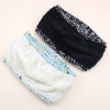 Fleece knitted headband, keep warm demi-season hair accessory with pigtail, helmet, European style