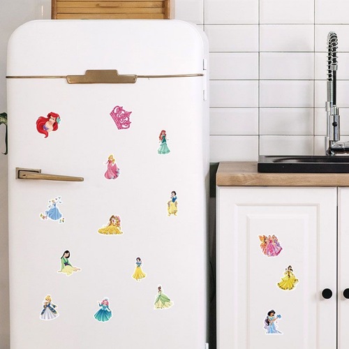 50 sheets of A Cute Princess cartoon stickers luggage decal computer notebook guitar