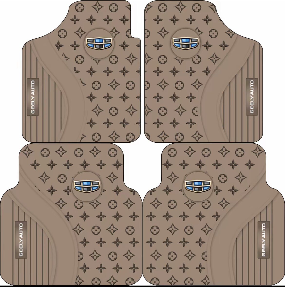Universal Classic Diatomaceous Earth Car Floor Mats, Non-Slip, Quick-Drying, Wear-Resistant, Durable, Dirt-Resistant, Washable Mats
