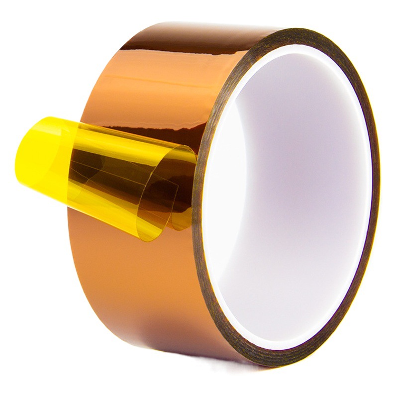 Marrón Pi película ignífuga 300 grados cinta resistente a altas temperaturas Weiwei fuerte adhesivo transparente Dedo de oro adhesivo de alta temperatura poliimida