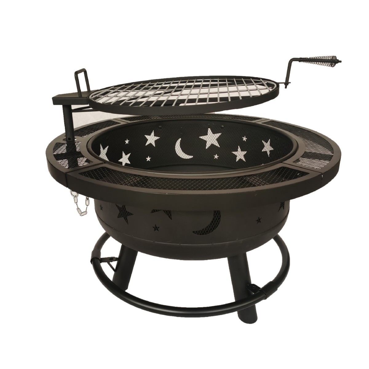 囲炉裏でお茶を煮るストーブ全セットオーブン屋外庭オーブン暖房テーブルバーベキューグリル屋外グリル