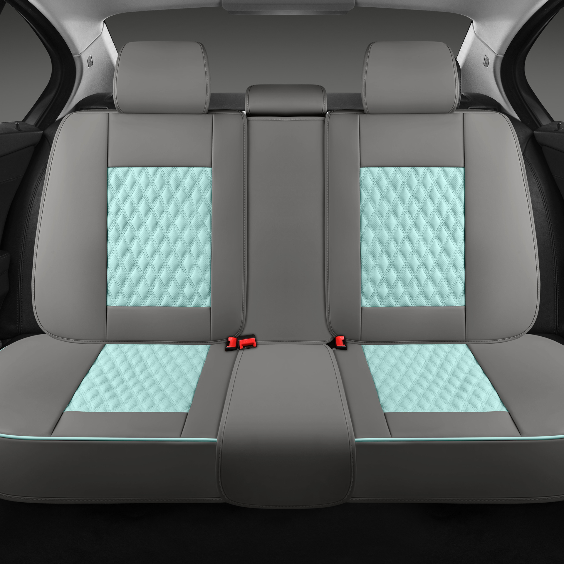 9D Full-Coverage Car Seat Cover, Universal for All Seasons, Breathable and Ventilated for Summer, Perforated Leather Seat Cover, Comfortable Car Cushion