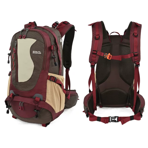 Royalmountain Outdoor Mountaineering Backpack for Men and Women, Multifunctional Dry and Wet Separation Backpack, Camping Travel Bag