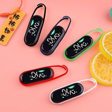 跨境新款塑胶小挂表创意挂绳简约时间显示器夜光学生电子表挂坠款