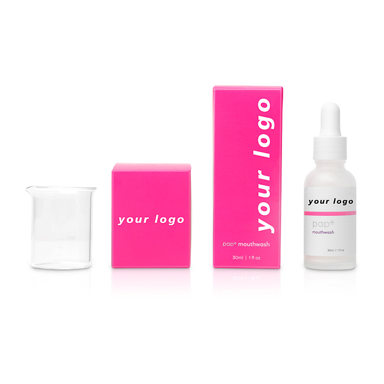 Smilekit PAP enjuague bucal anti-amarillo brillo dientes limpieza oral sabor a menta enjuague bucal