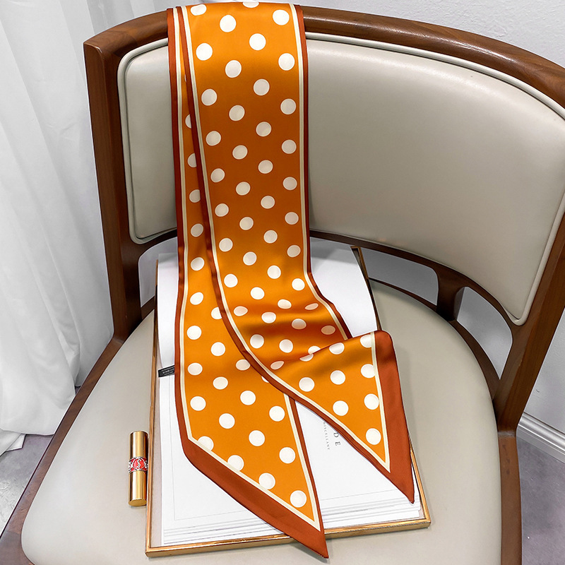 Coffee yellow polka dots