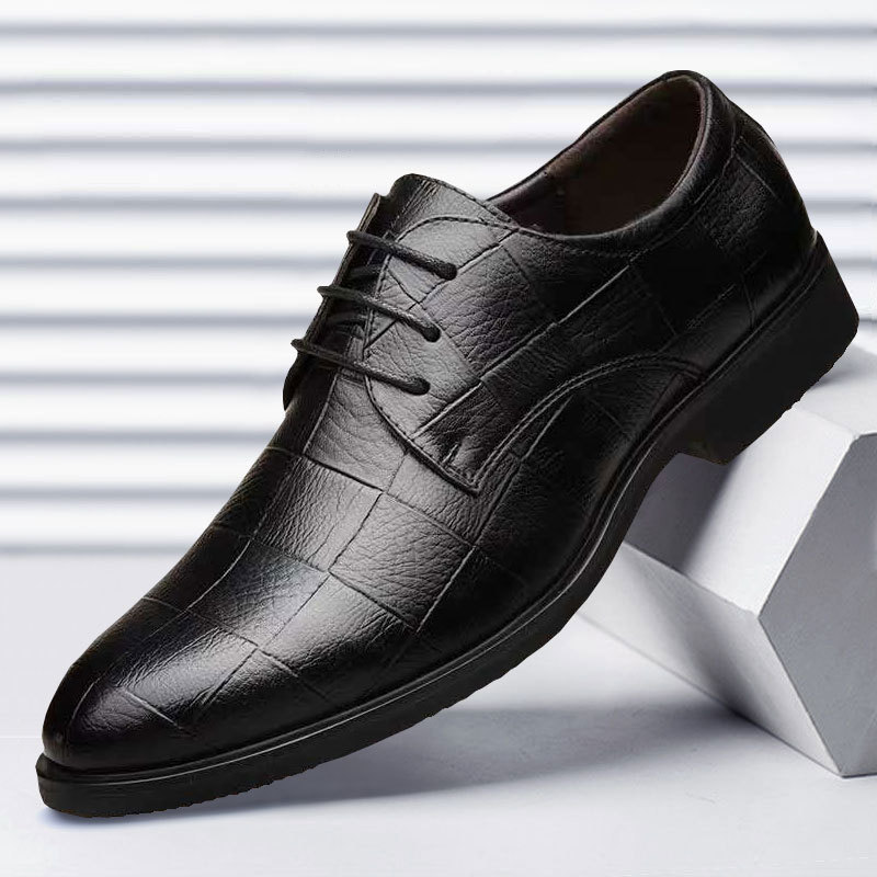 Large Size Spring And Autumn British Business Formal Leather Men's Single Casual Shoes Suit Loafers_voghion.com