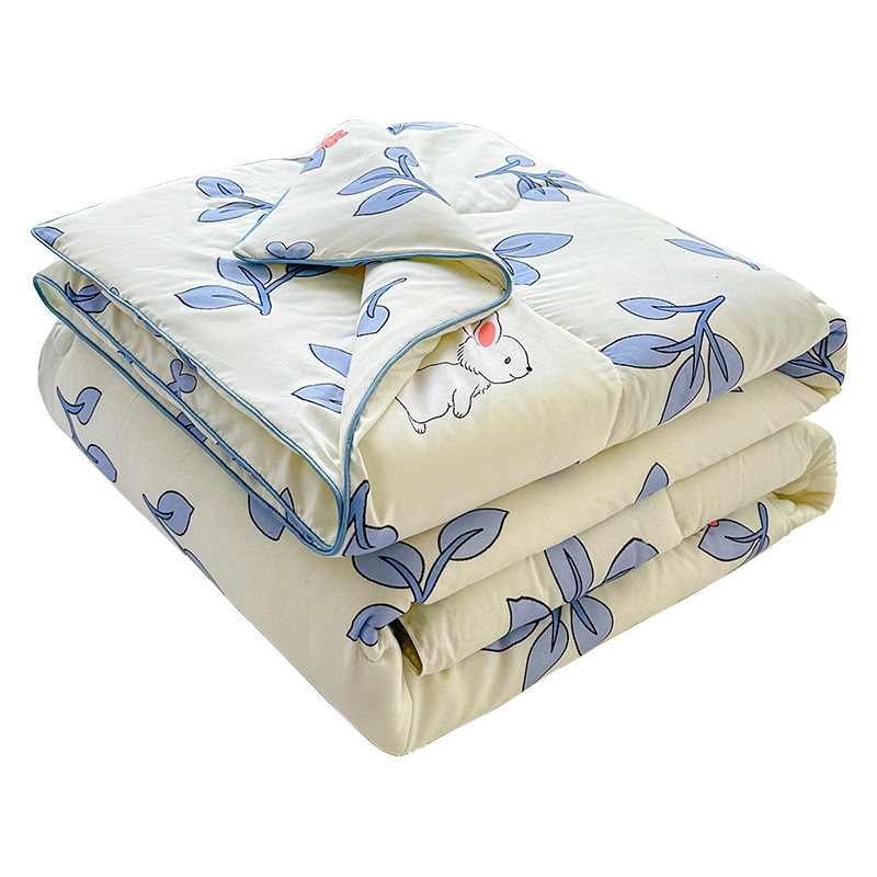 Classe A edredón de verano de fibra de soja edredón de verano fría edredón de verano lavable a máquina dormitorio de estudiantes edredón de verano de aire acondicionado edredón de verano