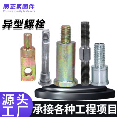 高強度非標準異形ボルト特殊ネジ金物加工黒染め異形部品冷間圧造熱間圧造異形部品