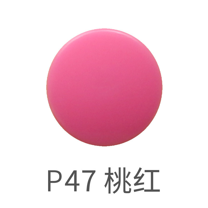 60 colores en stock T5 botón a presión de plástico pequeño lote de resina botón a presión ropa de bebé protección del medio ambiente POM botón a presión de plástico