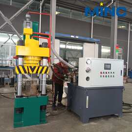 四柱伺服油压机160T不锈钢拉伸液压机刹车片冲压成型机