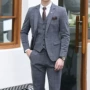 结婚男士格子商务西服