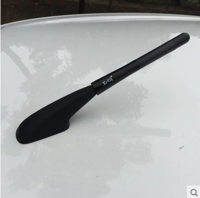 Chevrolet Sail 2 3 modified short antenna new Sail radio carbon fiber antenna roof signal antenna modified decoration (vehicle antenna) - chevrolet-12cm-black