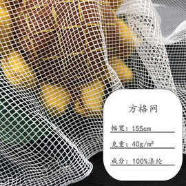 厂家现货供应 涤纶阻燃方格网布 复合网眼布 箱包帐篷网 纱窗网布