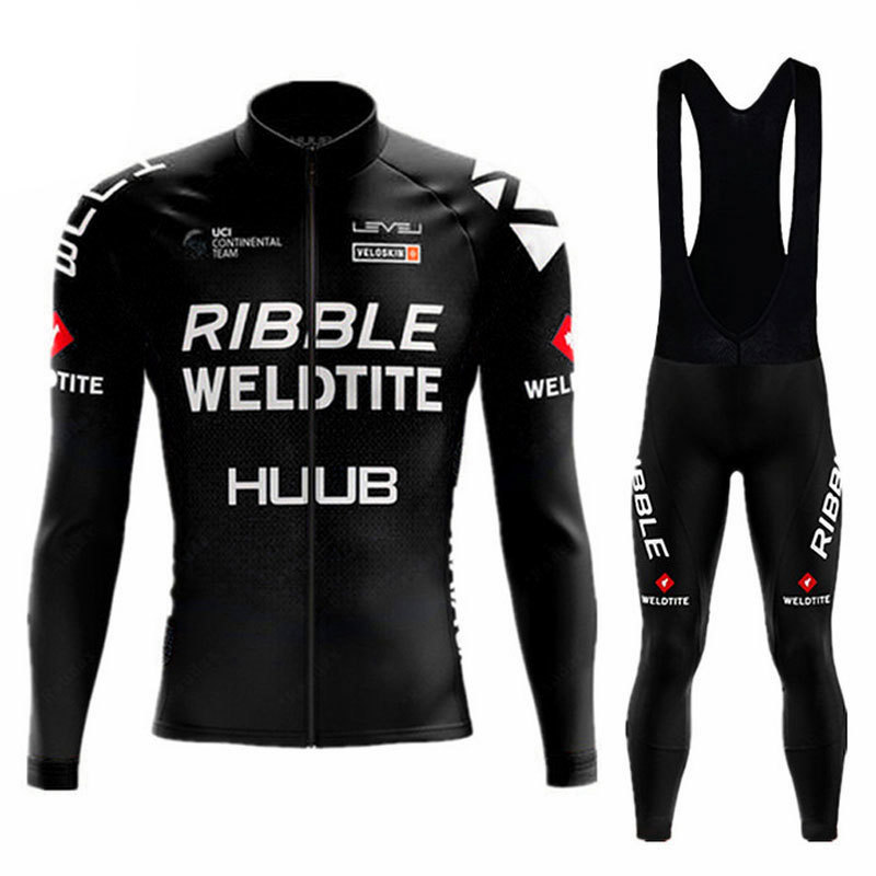 クロスボーダー専用huub騎手服長袖スーツ男性マウンテンバイク自転車服道路騎手装備卸売り