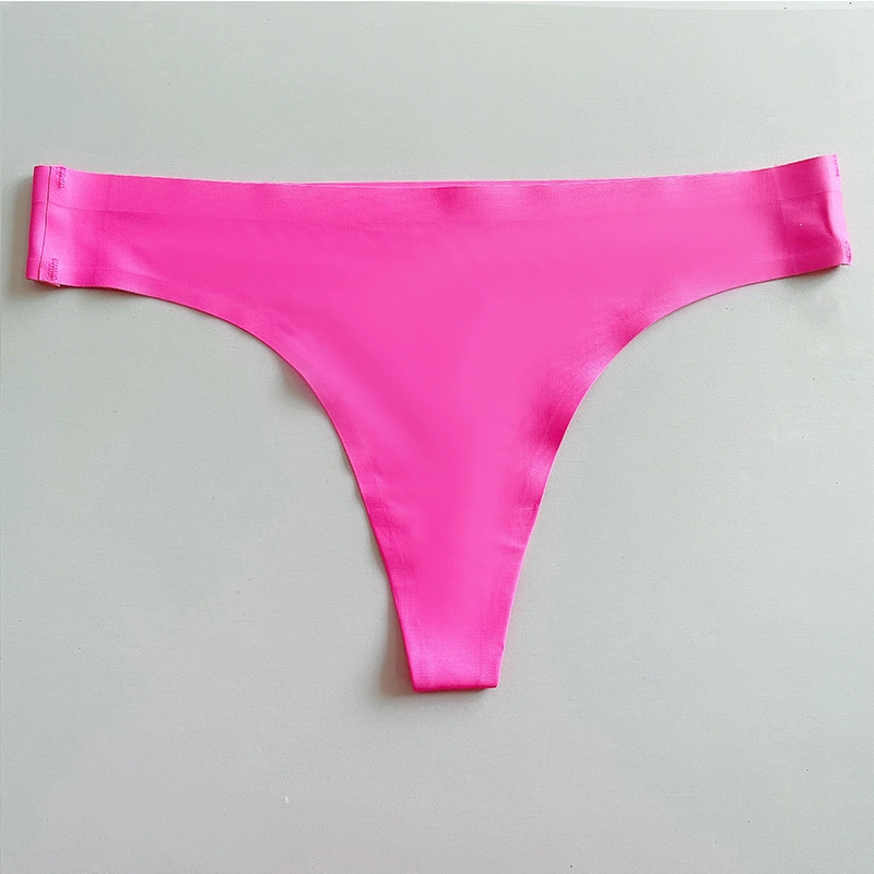 Спортивное шелковое белье для йоги (женщины) — бесшовный thong T-back, европейский стиль, размеры S–XL