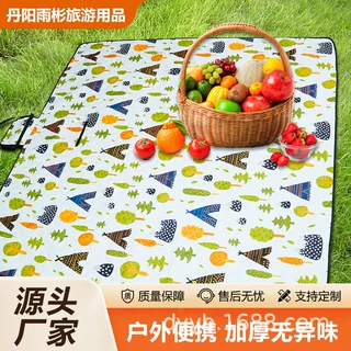 户外加厚野餐垫可清洗面料便携防潮垫春游防水隔脏地垫双人沙滩垫